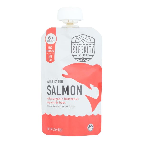 Serenity Kids Llc - Pouch Salmn B Sq Beet - Case of 6 - 3.5 OZ - Image 2