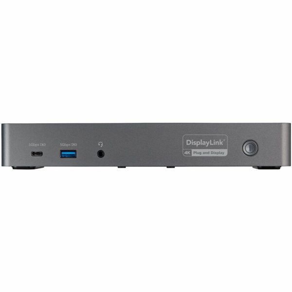 StarTech.com USB-C & USB-A Dock - Hybrid Triple Monitor Laptop Docking Station DisplayPort & HDMI 4K 60Hz/85W PD/6x USB/GbE/USB 3.1 Gen 2 - Image 4