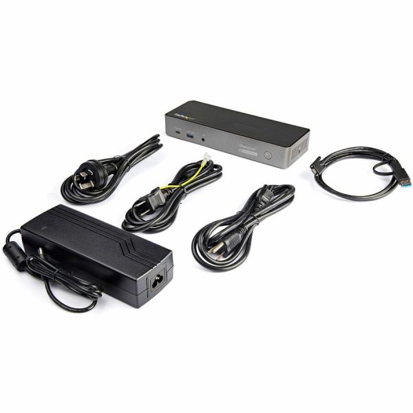 StarTech.com USB-C & USB-A Dock - Hybrid Triple Monitor Laptop Docking Station DisplayPort & HDMI 4K 60Hz/85W PD/6x USB/GbE/USB 3.1 Gen 2 - Image 10