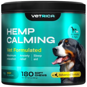 Pet Supplies Calming Chews for Dogs Chamomile Extract   Soft Chews for Dogs   Separation Support Anxiety Support