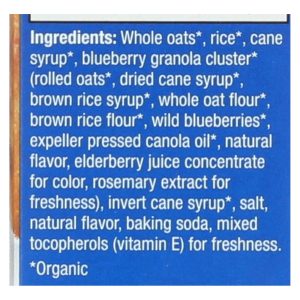 Kashi Heart To Heart Oat Flakes and Blueberry Clusters - Case of 10 - 13.4 oz.