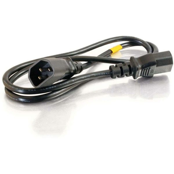 C2G 3ft Computer Power Extension Cord - 16 AWG - 250 Volt - Image 2