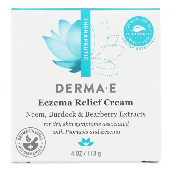 Derma E - Cream Eczema Relief - 1 Each 1-4 OZ - Image 2