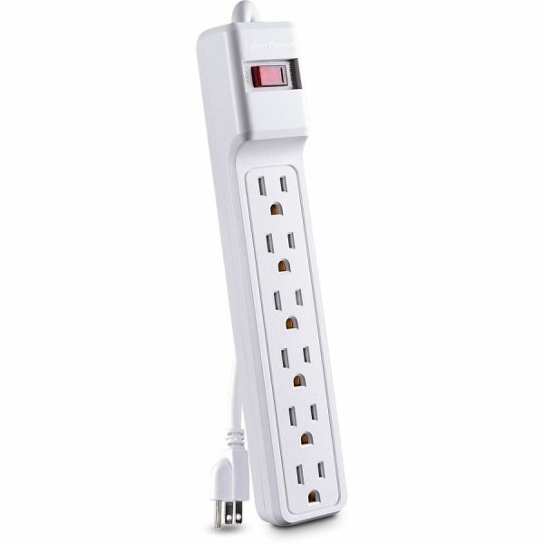 CyberPower CSB606W Essential 6 - Outlet Surge Protector with 900 J Surge Suppression - Image 5