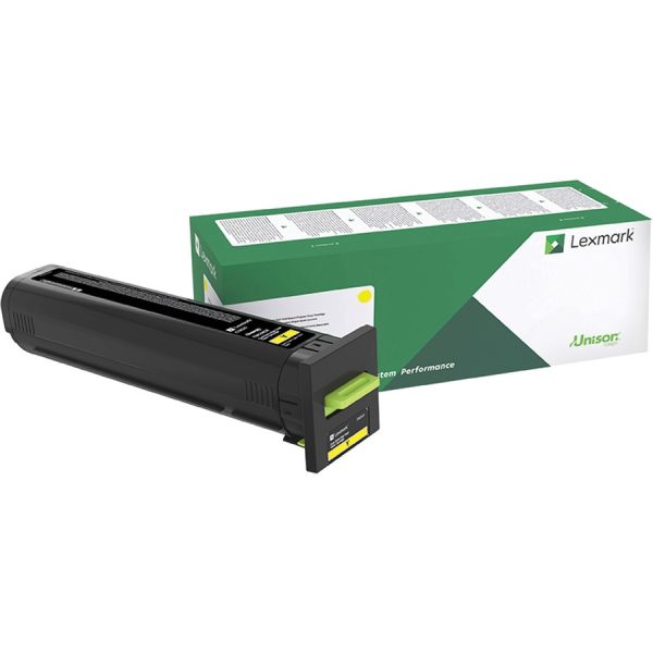 Lexmark Unison Original Laser Toner Cartridge - Yellow - 1 Each