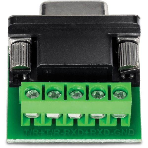 TRENDnet RS232 to RS422 RS485 Converter Adapter, Serial Port Data Converter, Black, TI-S100 - Image 2