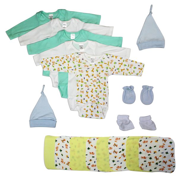 Newborn Baby Boys 17 Pc  Baby Shower Gift Set Ls_0059