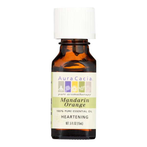 Aura Cacia - 100% Pure Essential Oil Mandarin Orange - 0.5 fl oz - Image 2
