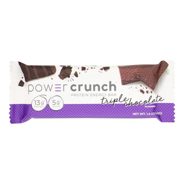 Power Crunch Bar - Triple Chocolate - Case of 12 - 1.4 oz - Image 2