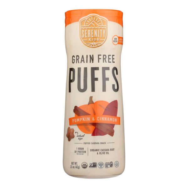 Serenity Kids - Puffs Pumpkin Cinnamon - Case of 6-1.5 OZ - Image 2