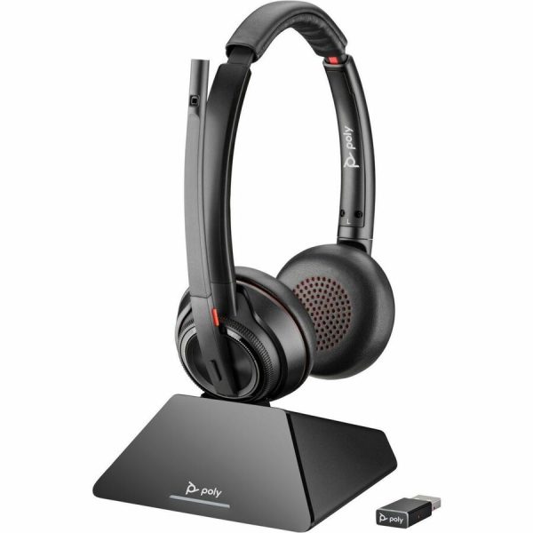 Poly Savi 8220 UC Microsoft Teams Certified DECT 1920-1930 MHz USB-A Headset - Image 2