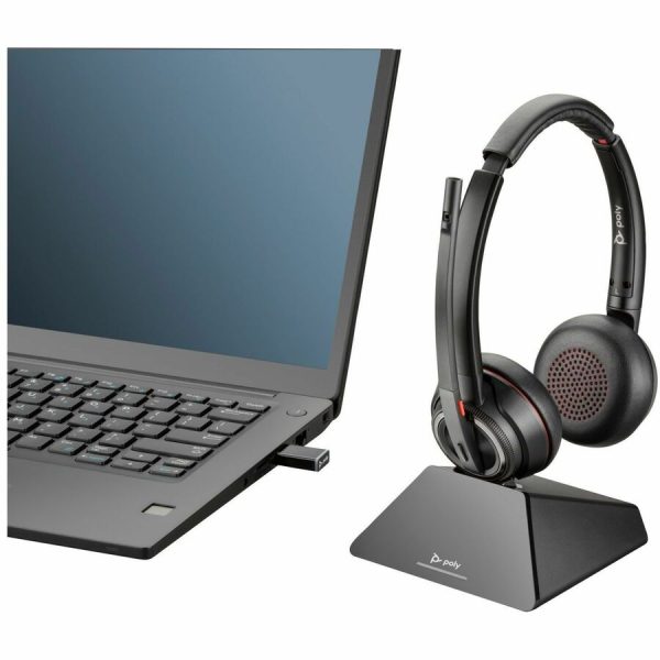 Poly Savi 8220 UC Microsoft Teams Certified DECT 1920-1930 MHz USB-A Headset - Image 3