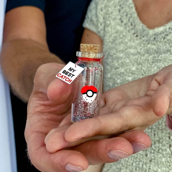 Cute Anniversary Present For Girlfriend or Boyfriend Unique Game Inspired Romantic Bottle Anniversary Love Wish Jar (No Box My Best Catch) - Image 5