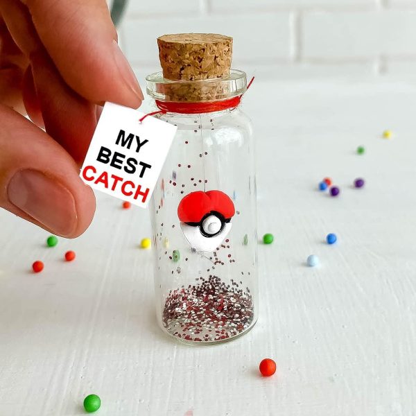 Cute Anniversary Present For Girlfriend or Boyfriend Unique Game Inspired Romantic Bottle Anniversary Love Wish Jar (No Box My Best Catch) - Image 6