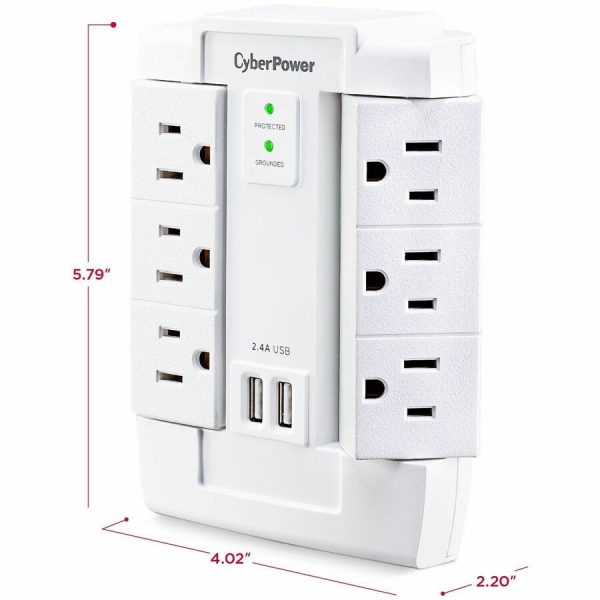 CyberPower CSP600WSURC2 Professional 6 - Outlet Surge with 1200 J - Image 3