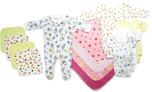 Newborn Baby Girls 13 Pc  Baby Shower Gift Set Ls_0036