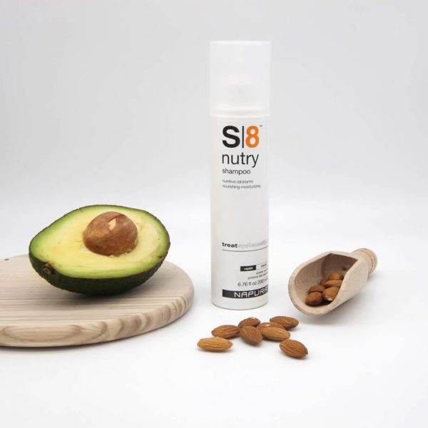 S8 Nourishing Shampoo for Dry & Brittle Hair   Hydrates Softens & Adds Volume   Cashmere Silkshine Proteins Jojoba Oil (6.76 fl oz) - Image 4