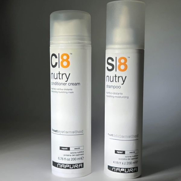S8 Nourishing Shampoo for Dry & Brittle Hair   Hydrates Softens & Adds Volume   Cashmere Silkshine Proteins Jojoba Oil (6.76 fl oz) - Image 5