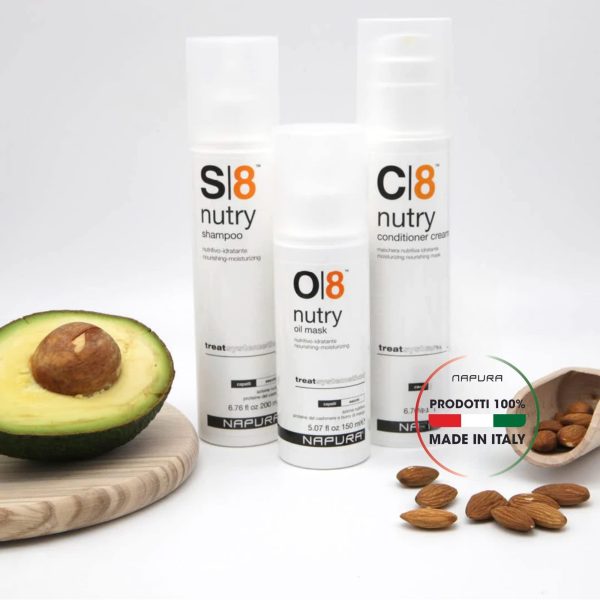 S8 Nourishing Shampoo for Dry & Brittle Hair   Hydrates Softens & Adds Volume   Cashmere Silkshine Proteins Jojoba Oil (6.76 fl oz) - Image 7