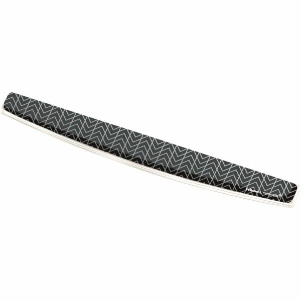 Fellowes® Photo Gel Keyboard Wrist Rest with MICROBAN® - Chevron (955001) - Image 2