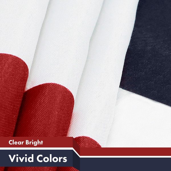 G128 Combo Pack: USA American Flag 3x5 Ft 150D Printed Stars & Thailand (Thai) Flag 3x5 Ft 150D Printed - Image 4