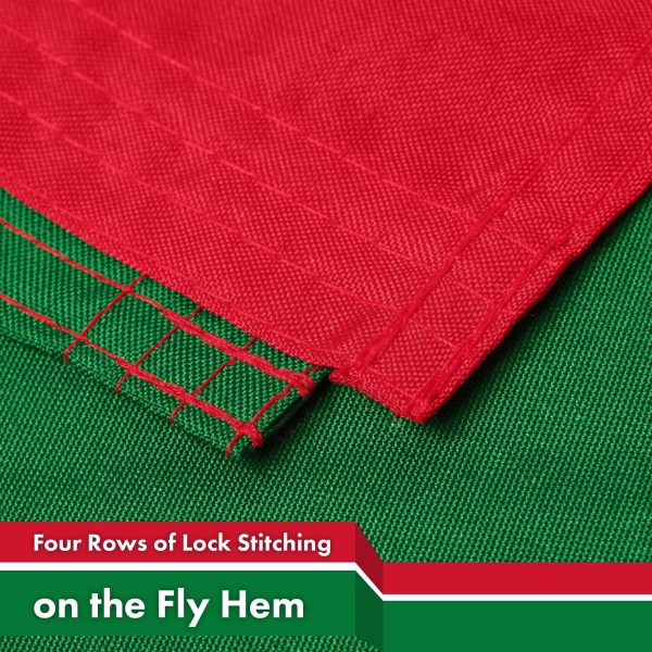 G128 10 Pack: Belarus Belarusian Flag | 3x5 Ft | LiteWeave Pro Series Printed 150D Polyester | Country Flag, Indoor/Outdoor, Vibrant Colors, Brass Grommets, Thicker and More Durable Than 100D 75D Poly - Image 5