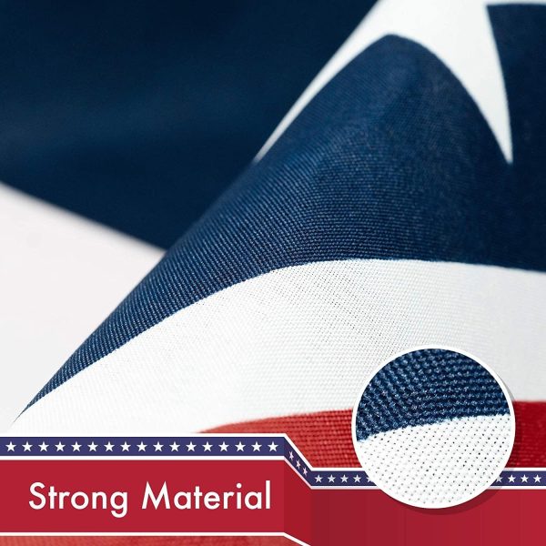 G128 Mississippi State Flag 150D Quality Polyester 3x5 ft Printed Brass Grommets Flag - Image 5