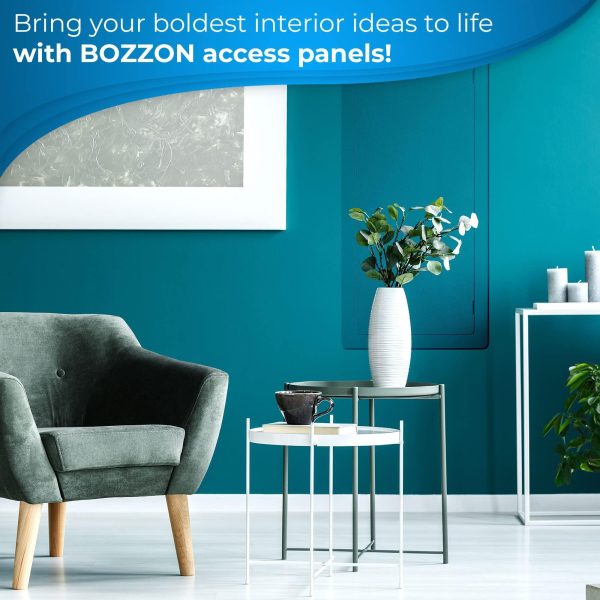 Access Panel for Drywall   14 x 29 inch   Wall Hole Cover   Access Door   Plumbing Access Panel for Drywall   Heavy Durable Plastic White - Image 6