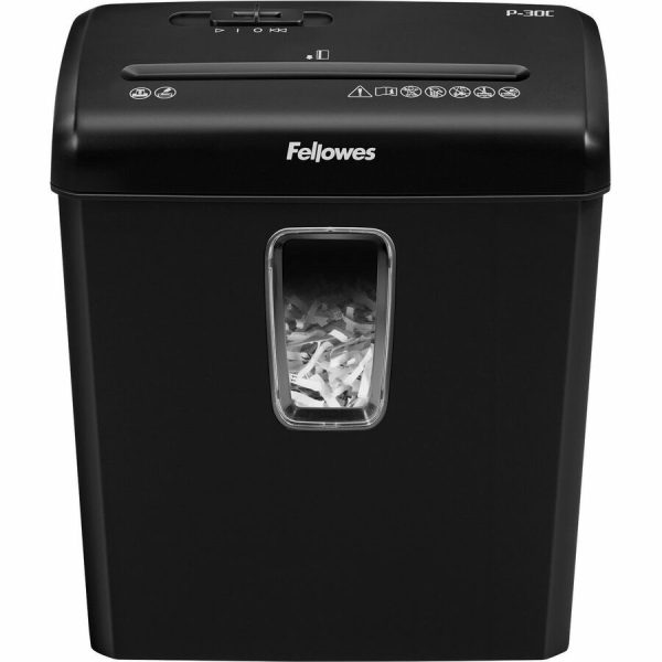 Fellowes Powershred P30-C 6 sheet Cross-Cut Deskside Shredder for Home Office - Image 9