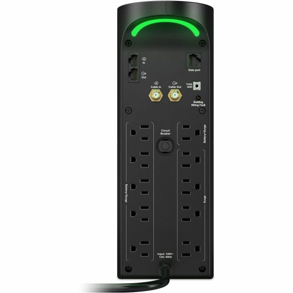 1500VA, 120V APC Back-UPS Pro Gaming Midnight Black with Pure Sinewave, RGB Reactor Circle, 3 USB, 10 outlets (4 surge), and Rear RGBs. - Image 3