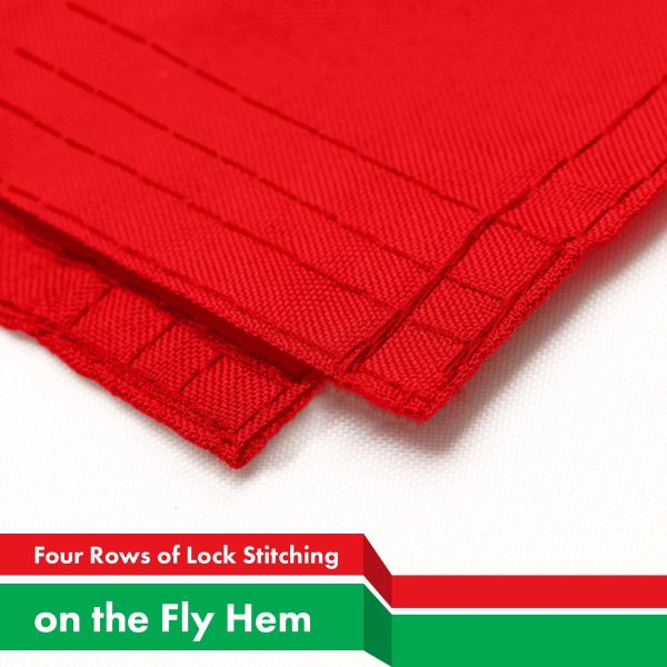 G128 5 Pack: Lebanon Lebanese Flag | 3x5 Ft | Printed 150D Polyester - Indoor/Outdoor, Vibrant Colors, Brass Grommets, Quality Polyester, Much Thicker More Durable Than 100D 75D Polyester - Image 5