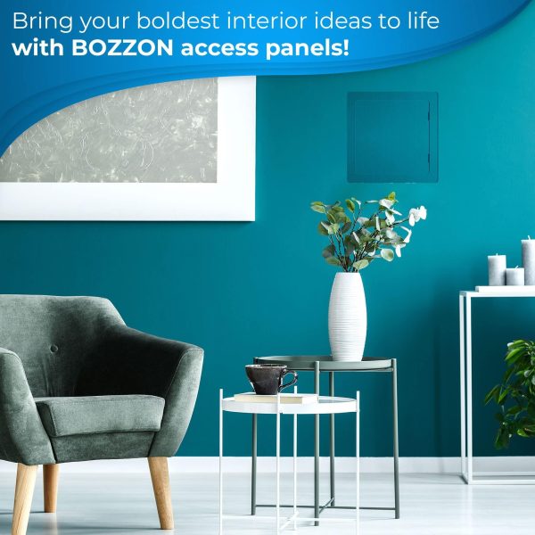 Access Panel for Drywall   12x12 inch   Wall Hole Cover   Access Door   Plumbing Access Panel for Drywall   Heavy Durable Plastic White - Image 6