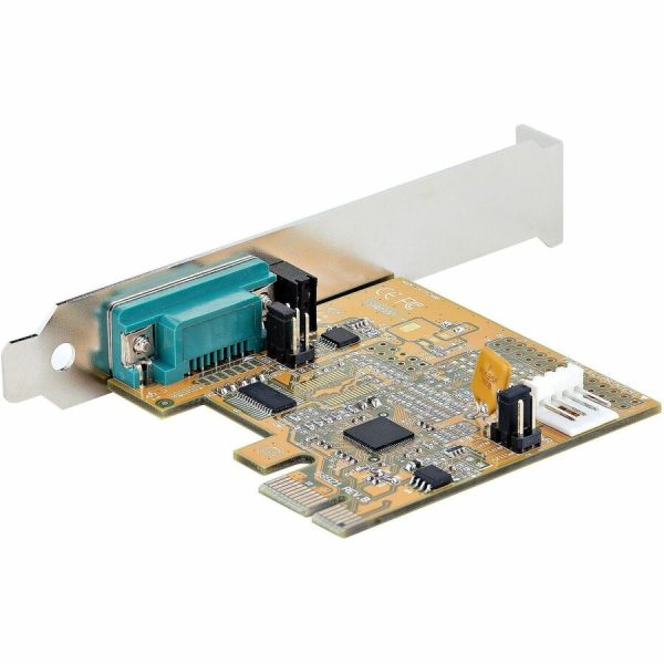 StarTech.com 1-Port PCI Express Serial Card, PCIe to RS232 (DB9) Serial Interface Card, 16C1050 UART, COM Retention, Low Profile, Win & Linux - Image 2