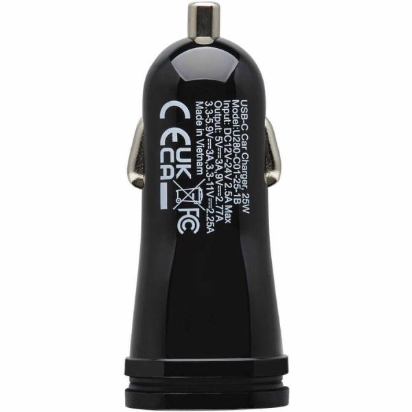 Eaton Tripp Lite Series USB Car Charger - 25W PD Charging, USB-C, Black - Image 7