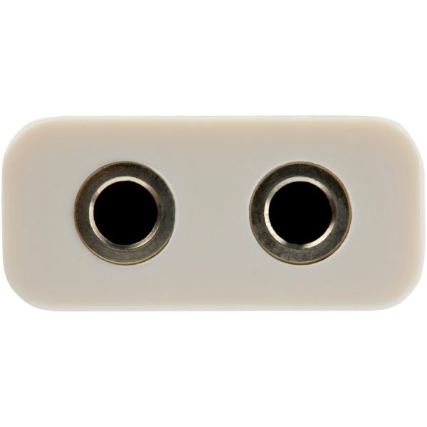 StarTech.com 3.5mm 4 Position to 2x 3 Position 3.5mm Headset Splitter Adapter M/F - White - Image 4
