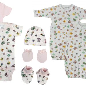 Newborn Baby Girl 7 Pc  Sets Nc_0604