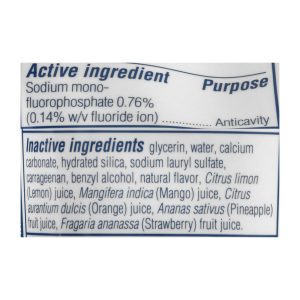 Tom's Of Maine - Tp Kids Silly Straw Ac Fl - Case of 6-5.1 OZ