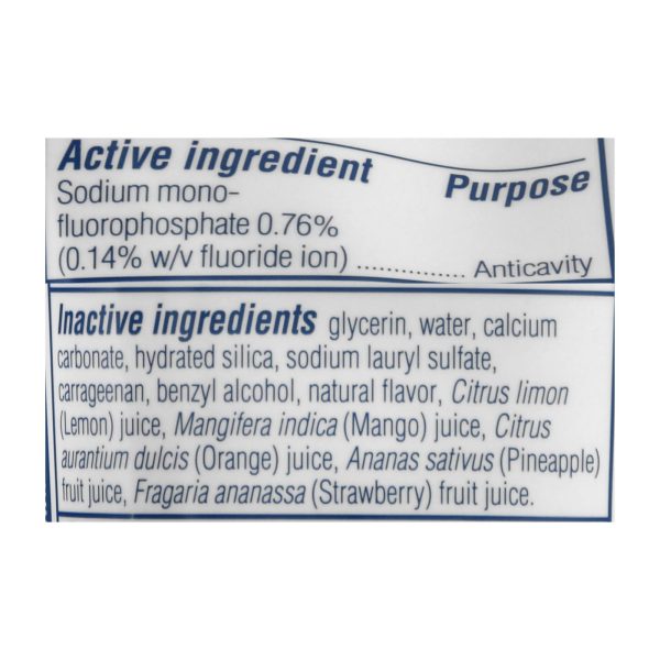 Tom's Of Maine - Tp Kids Silly Straw Ac Fl - Case of 6-5.1 OZ