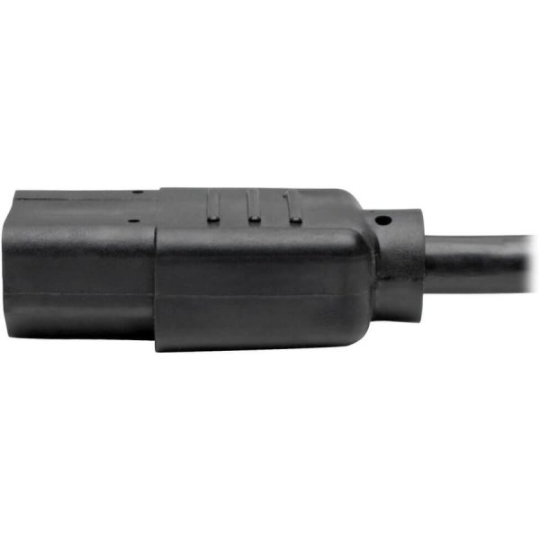 Eaton Tripp Lite Series Desktop Computer AC Power Cable, NEMA 5-15P to C13 - 10A, 125V, 18 AWG, 3 ft. (0.91 m), Black - Image 5