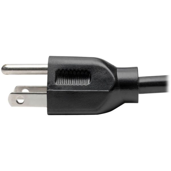 Eaton Tripp Lite Series Desktop Computer AC Power Cable, NEMA 5-15P to C13 - 10A, 125V, 18 AWG, 3 ft. (0.91 m), Black - Image 7
