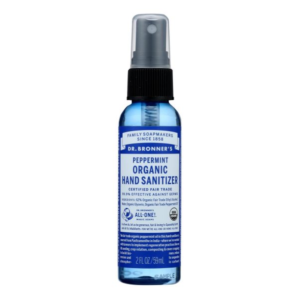 Dr. Bronner's - Hand Santz Spry Pprmn - Case of 12-2 FZ