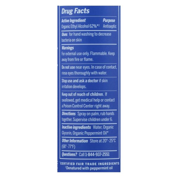 Dr. Bronner's - Hand Santz Spry Pprmn - Case of 12-2 FZ - Image 2