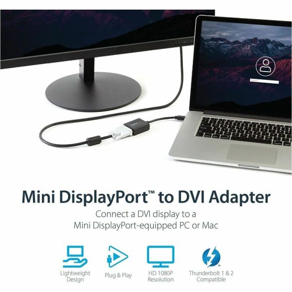 StarTech.com Mini DisplayPort to DVI Video Adapter Converter - Image 2