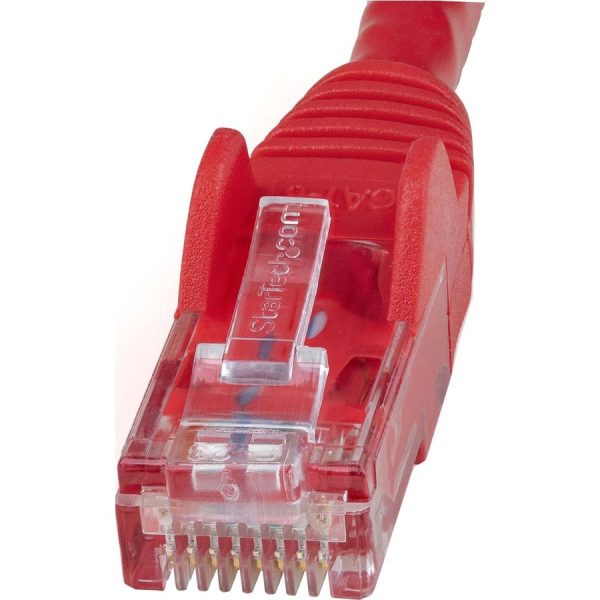StarTech.com 6ft CAT6 Ethernet Cable - Red Snagless Gigabit - 100W PoE UTP 650MHz Category 6 Patch Cord UL Certified Wiring/TIA - Image 2