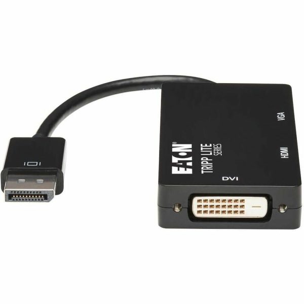 Eaton Tripp Lite Series DisplayPort to VGA/DVI/HDMI All-in-One Converter Adapter - 4K 60 Hz HDMI, DP 1.2 - Image 2