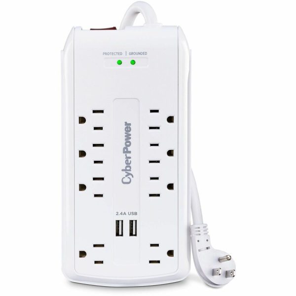 CyberPower CSP806U Professional 8 - Outlet Surge Protector with 3000 J Surge Suppression