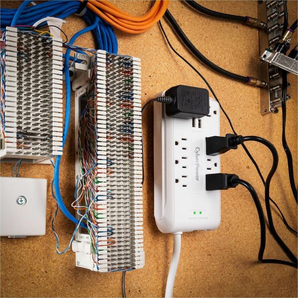 CyberPower CSP806U Professional 8 - Outlet Surge Protector with 3000 J Surge Suppression - Image 6