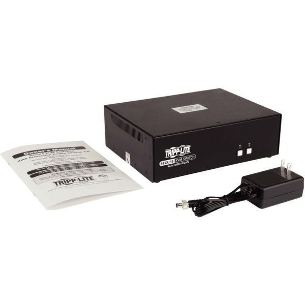 Tripp Lite by Eaton Secure KVM Switch, 2-Port, Dual-Monitor, HDMI, 4K, NIAP PP3.0, Audio, CAC, TAA - Image 2