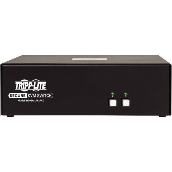 Tripp Lite by Eaton Secure KVM Switch, 2-Port, Dual-Monitor, HDMI, 4K, NIAP PP3.0, Audio, CAC, TAA - Image 3