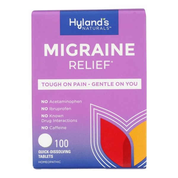 Hyland's - Homeopathic Migraine Relief - Case of 3-100 Tablets - Image 2